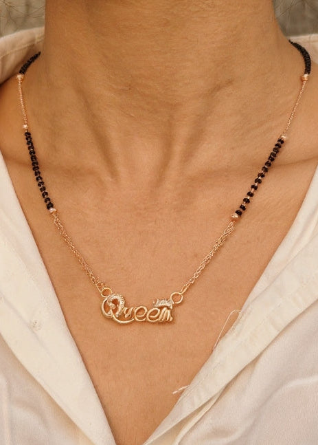 Risha Mangalsutra (rose gold)