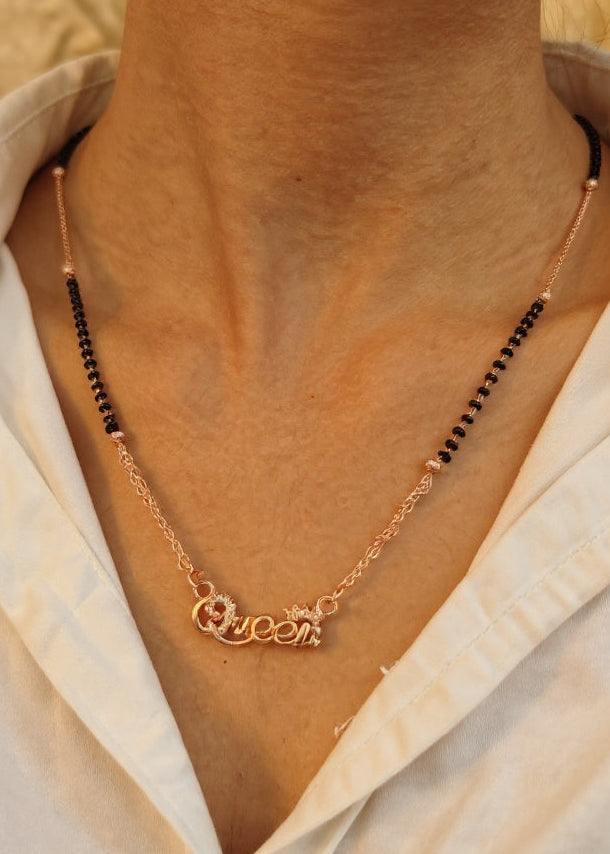 Risha Mangalsutra (rose gold)