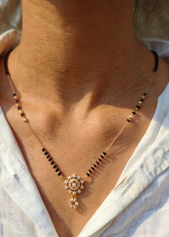 Roli Mangalsutra(Rose gold)