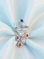 Mayuri Ring (Silver Pink Stone)