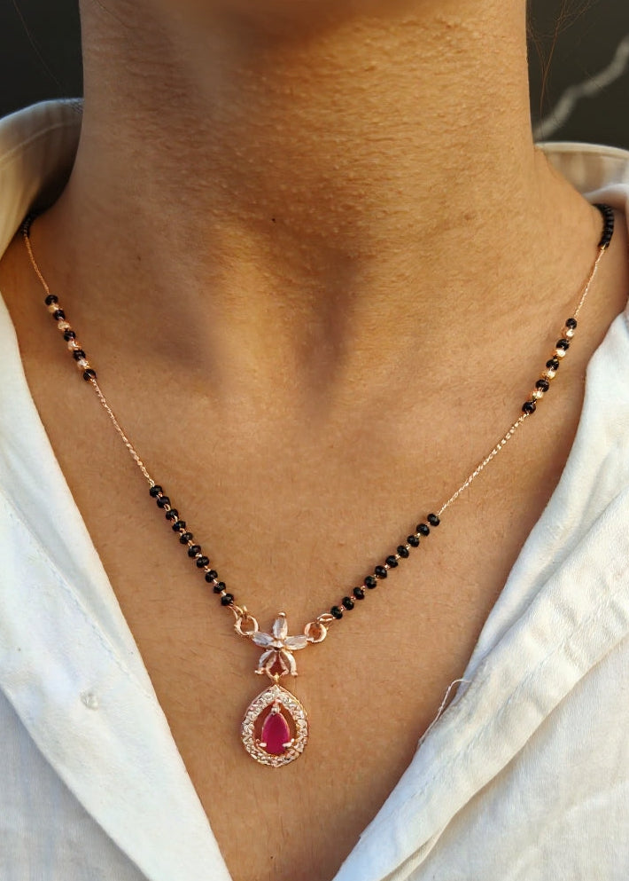 Ishra Mangalsutra (Rose gold)