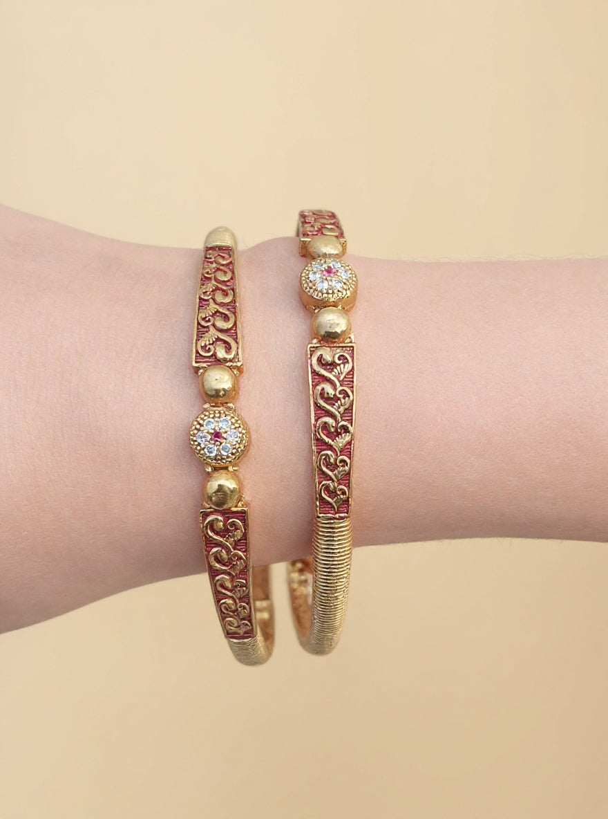 Akshara Bangle(Set of 2)