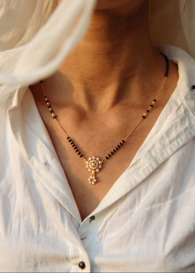 Roli Mangalsutra(Rose gold)