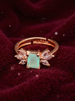 Vibha Ring (GoldenPale Turquoise Stone)