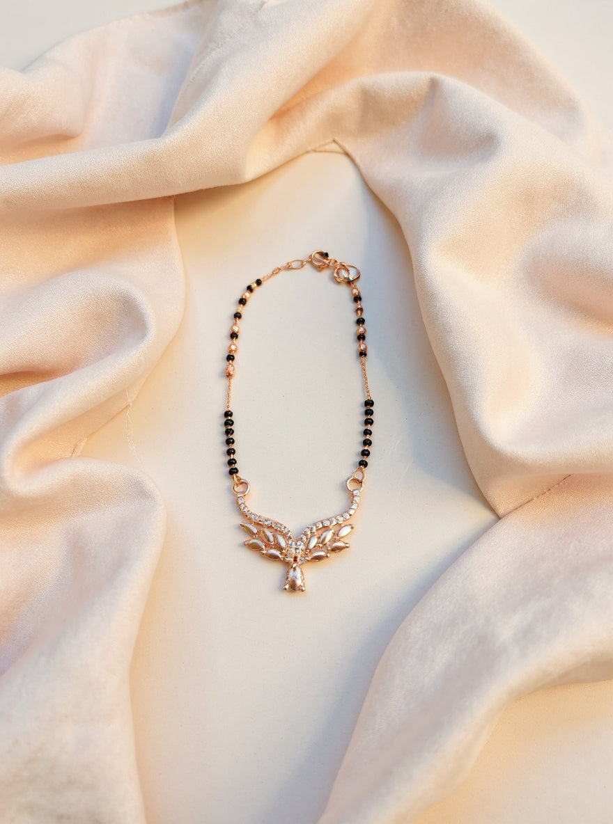 Aveera Mangalsutra(rose gold)