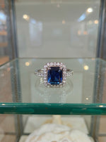 Yashmita Ring (silver blue stone)