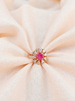 Srija Ring (Gold Pink Stone)