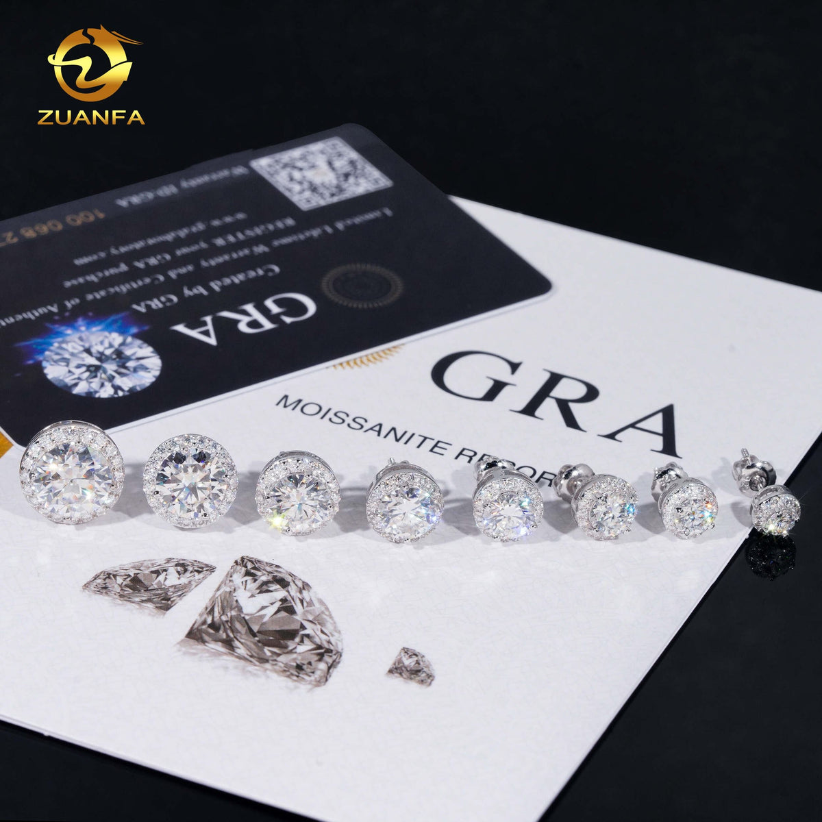 Korean Gold Silver Stud Earrings