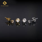 Korean Gold Silver Stud Earrings
