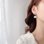 Korean Classy Pearls Bag Earrings