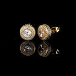 Korean Gold Silver Stud Earrings
