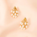 Korean Earrings Pearl Jhumki Look