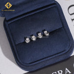 Korean Gold Silver Stud Earrings