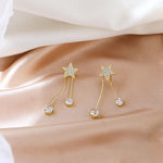 Gold-Plated Beautiful Korean Bow Tie themed Earrings