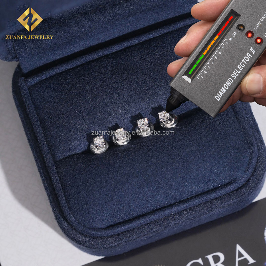 Korean Gold Silver Stud Earrings