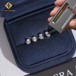 Korean Gold Silver Stud Earrings