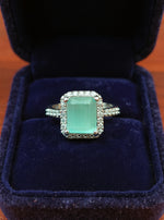 Kanak Ring(Silver Pale Turquoise Stone)