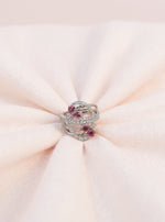 Shakshi Ring (Silver pink stone)