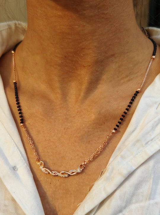 Muskan Mangalsutra (Rose gold)