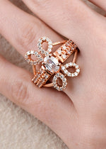 Kasvi Ring (Golden White stone)