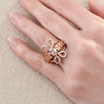Kasvi Ring (Golden White stone)