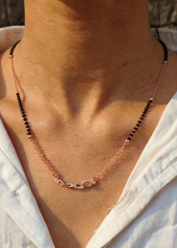 Muskan Mangalsutra (Rose gold)