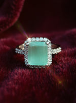 Kanak Ring(Silver Pale Turquoise Stone)