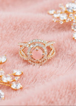 Dakshata Rng (Golden Light Pink Stone)