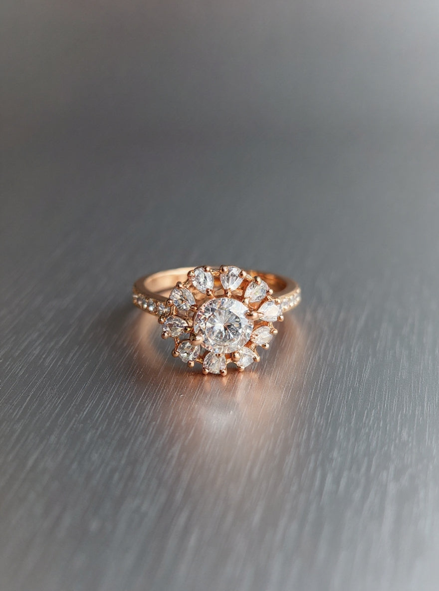 Triptika Ring ( Golden)