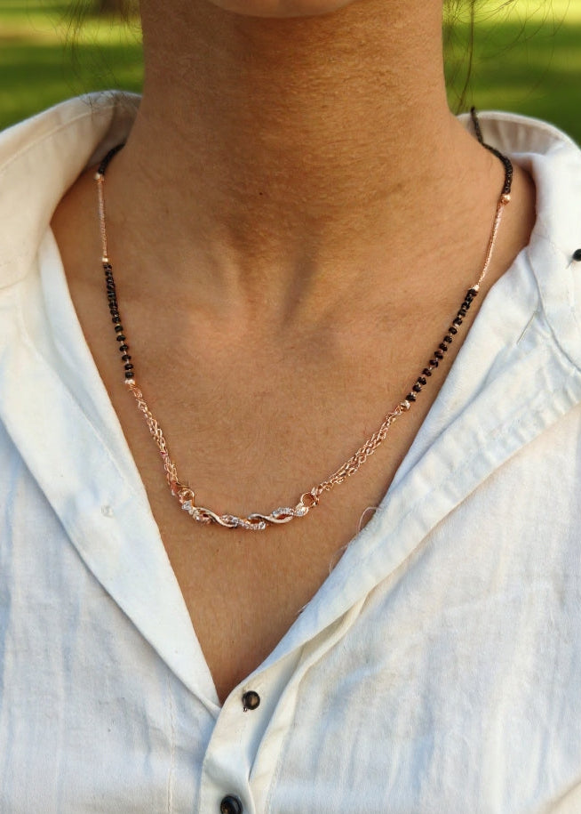 Muskan Mangalsutra (Rose gold)