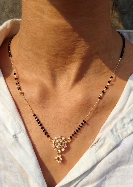 Roli Mangalsutra(Rose gold)