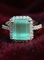 Kanak Ring(Silver Pale Turquoise Stone)