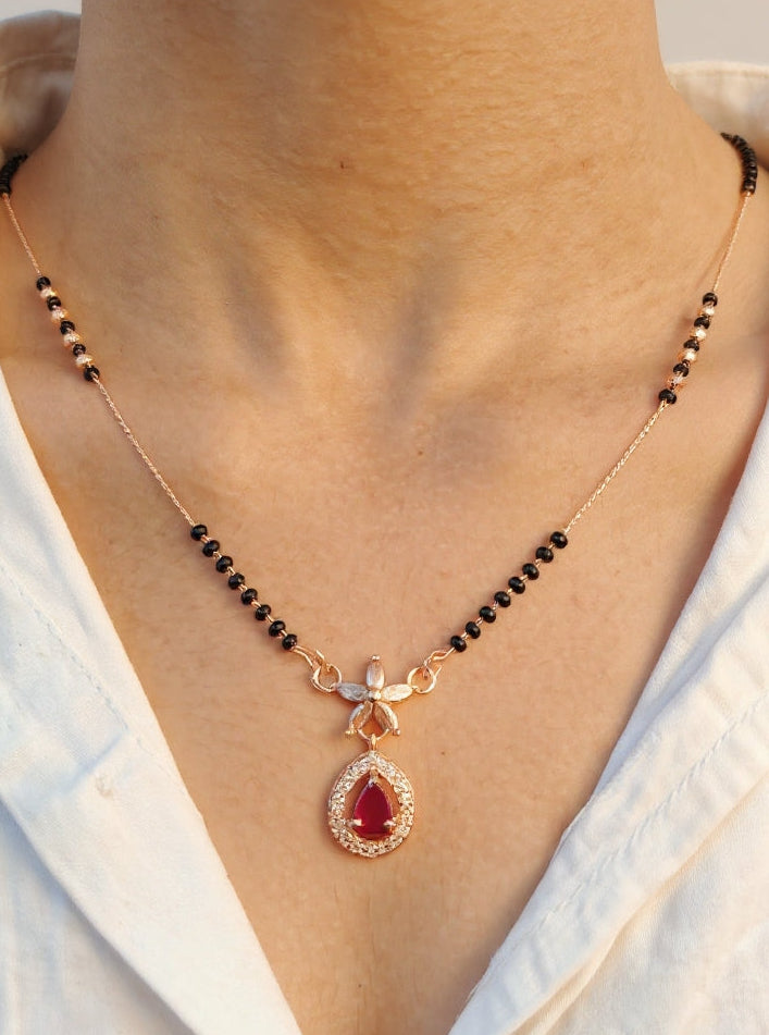 Ishra Mangalsutra (Rose gold)