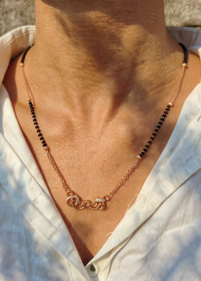 Risha Mangalsutra (rose gold)