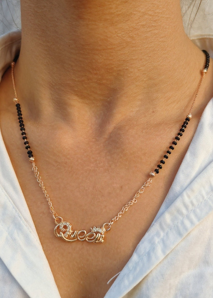 Risha Mangalsutra (rose gold)