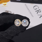 Korean Gold Silver Stud Earrings