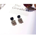 Korean Square Diamond Earring