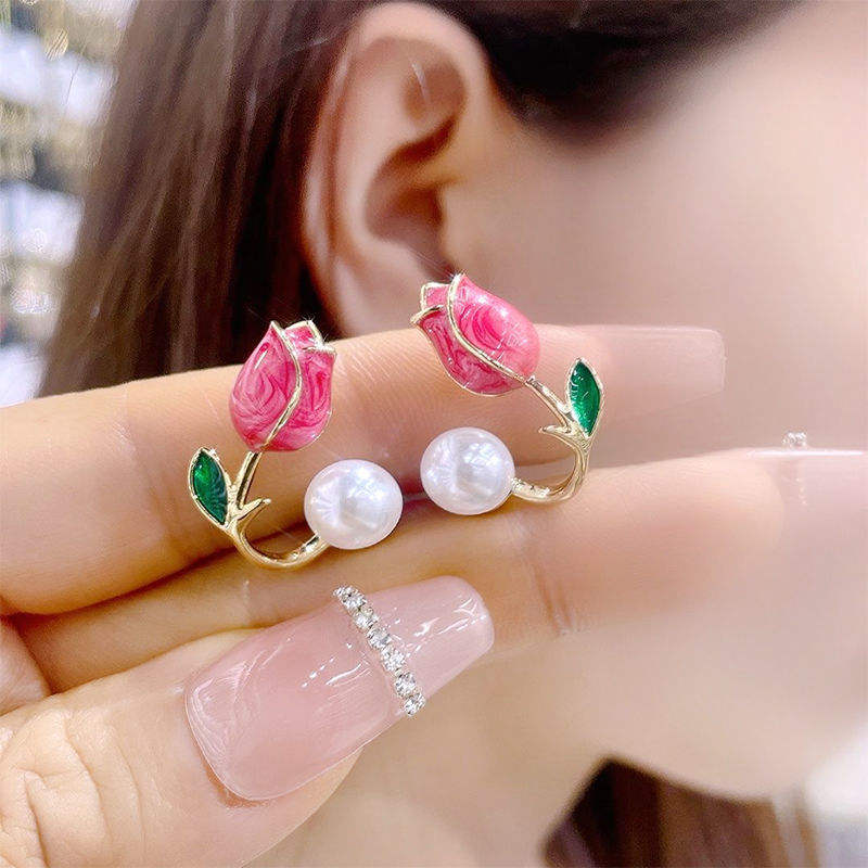 Tulip Floral Ear Studs