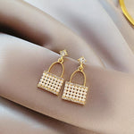 Korean Classy Pearls Bag Earrings