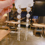 Korean Pearl Drop Earrings
