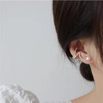Korean Pearl Climber Crawler Earrings