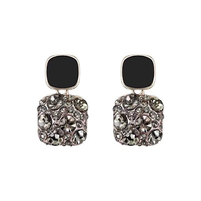 Korean Square Diamond Earring