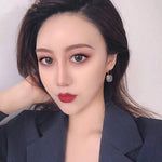 Korean Square Diamond Earring