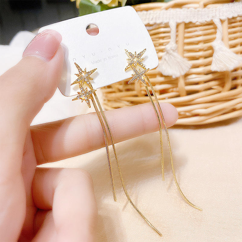 Fashionable western stylish korean beautiful earrings